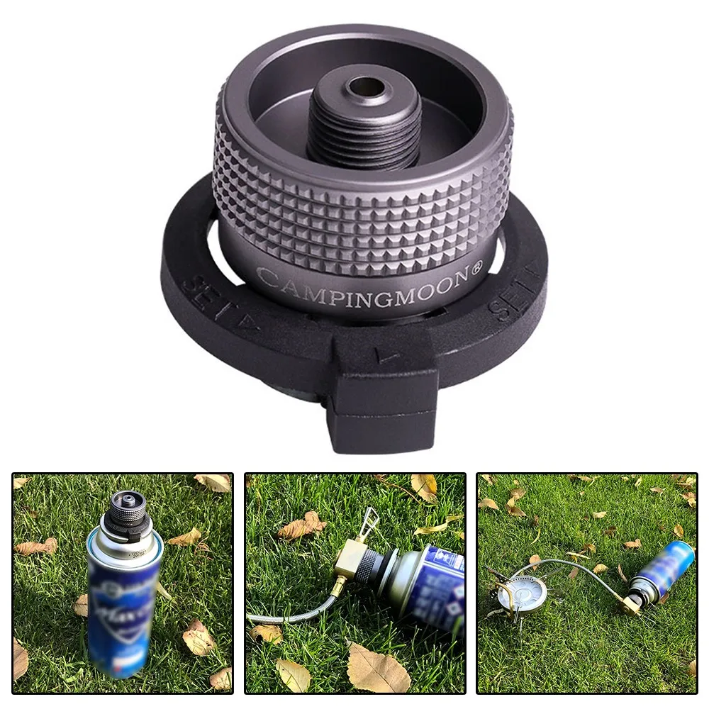 

Glamping Butane Nozzle Convert Nozzle To Screw Type Gas Canister Butane Adapter 41X38X30mm Outdoor Camping Conversion Adapter