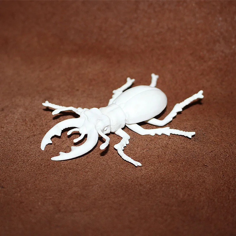 

ПВХ фигурка модель игрушки Stagbeetle белая форма для DIY 3 шт./компл.