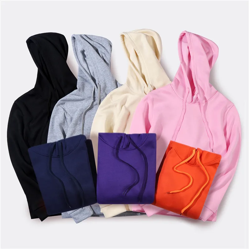 

Толстовка Мужская/женская с капюшоном, Модный свитшот, флисовый худи в стиле хип-хоп, однотонная, красная, черная, серая, розовая, уличная оде...