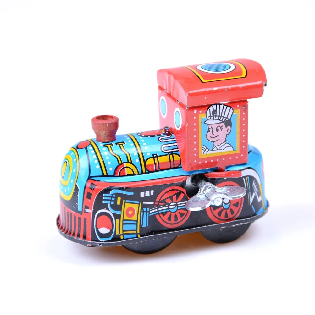 

Retro Steam Train Reminiscence Children Vintage Wind Up Tin Toys For Children Kids