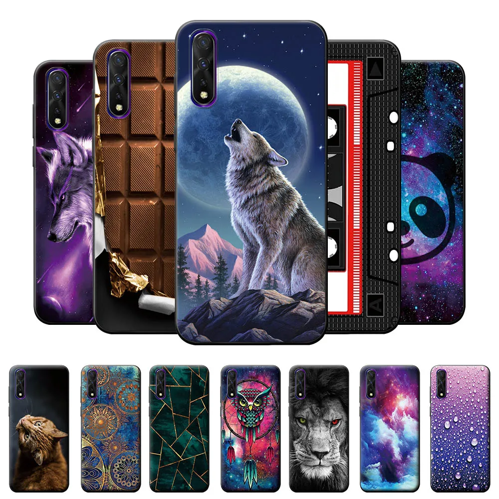 Чехол для VIVO 1907 задняя крышка крутой Модный чехол телефона мягкий силиконовый из