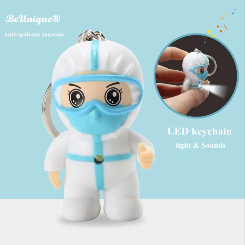 2020 Сувенирный Ангел в белосветодиодный брелоке подвеска медицинская помощь