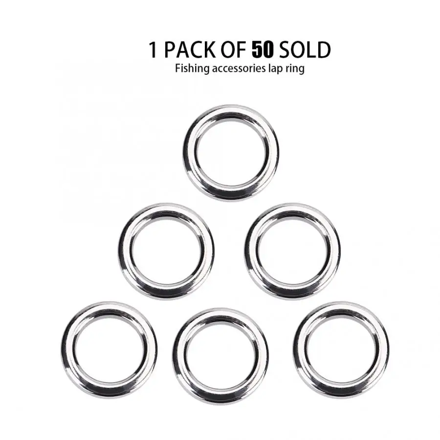 50 шт. рыболовные кольца из нержавеющей стали | Спорт и развлечения
