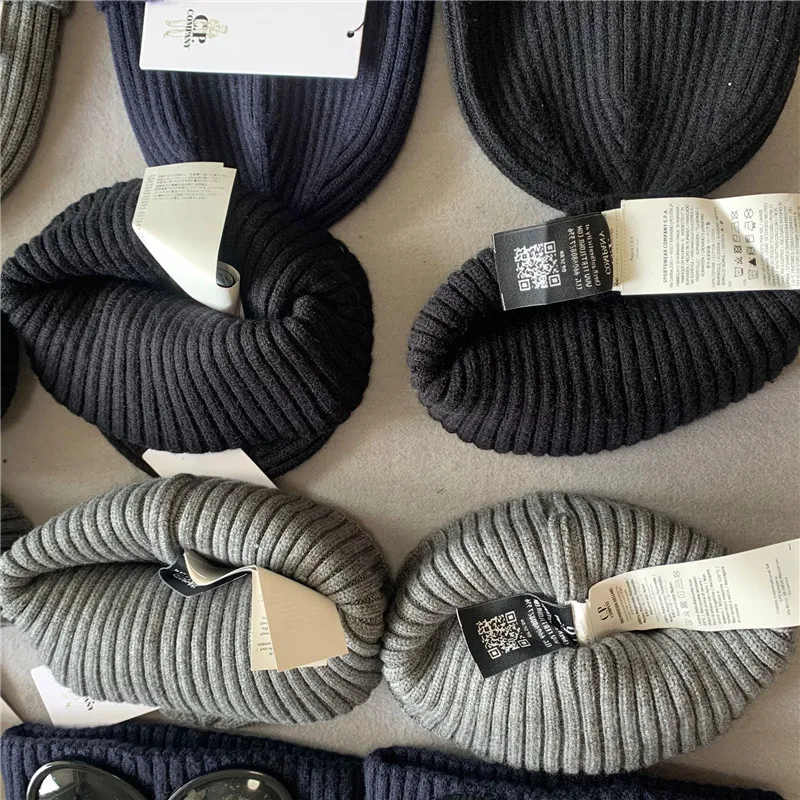 

2021 Knitted Wool Hat Korean Casual Hipster Street Outdoor Skiing Beanie Hat CP 1:1 high copy