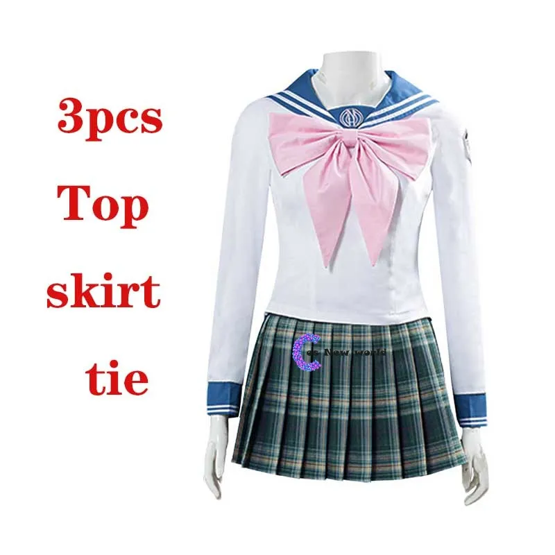 Женский костюм для косплея Maizono Sayaka Cos JK из аниме данганронпа2| |