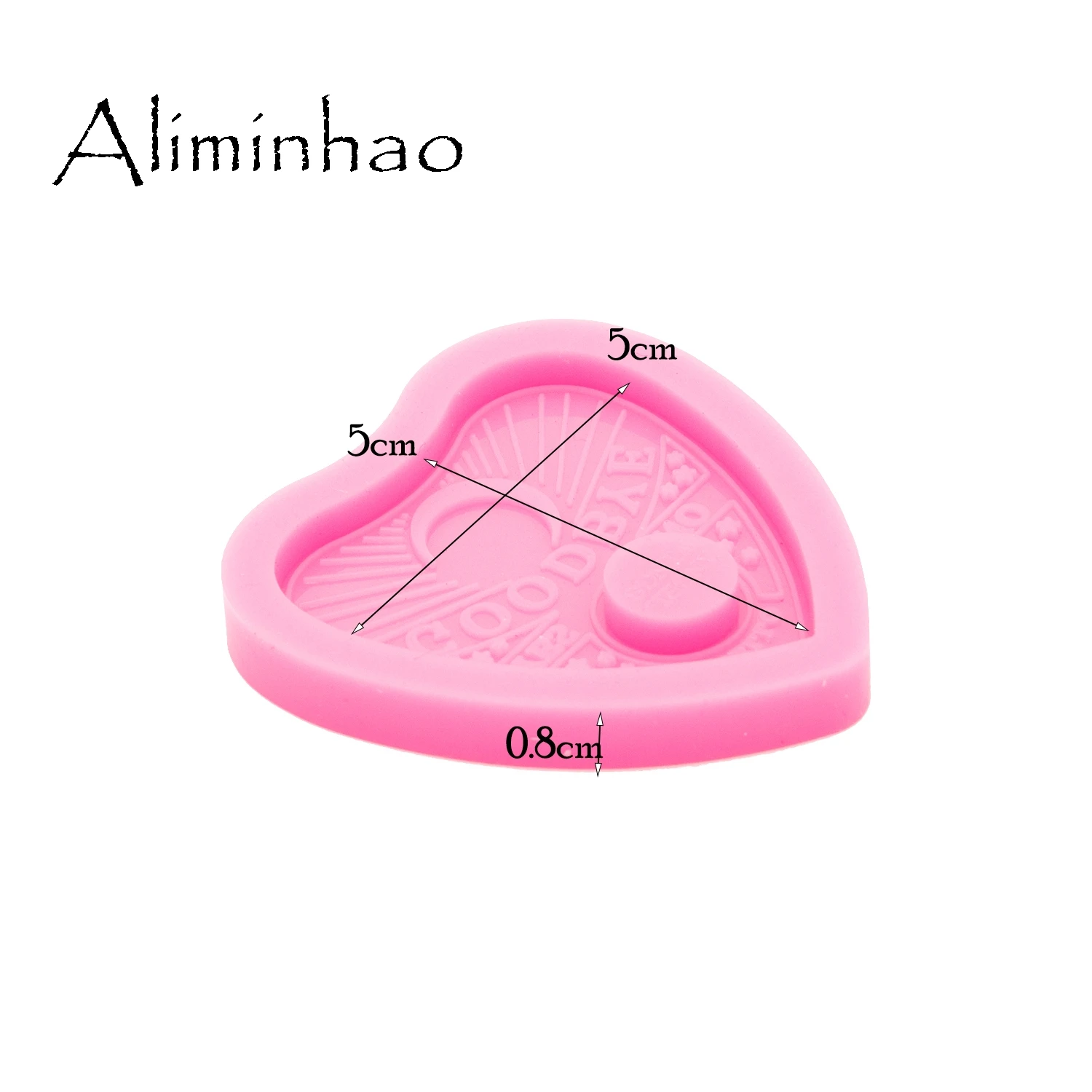 Суперглянцевая форма DY0336 в форме сердца подходит для силиконовой формы виде