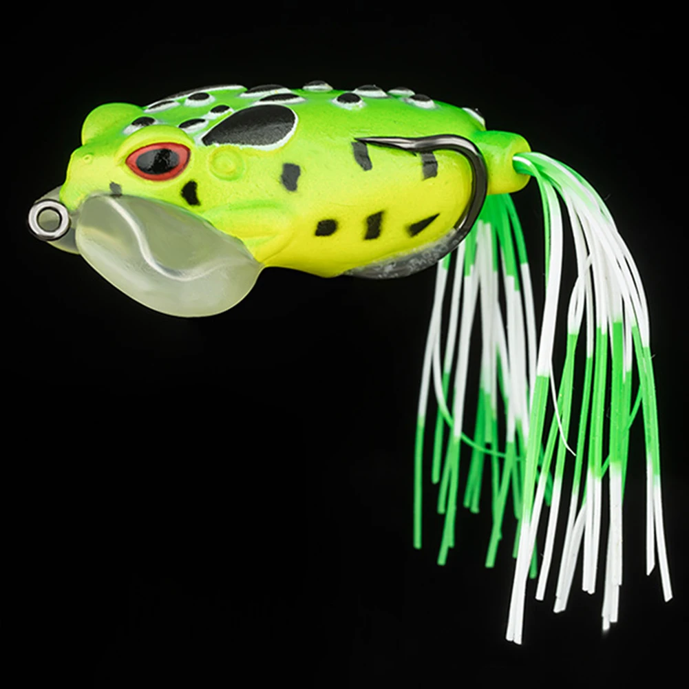 

5PCS/Pack Fishing Lure Set Soft Plastic Frog Lures Topwater Bionic Swaim Bait For Bass Salmon Freshwater Saltwater Fishing