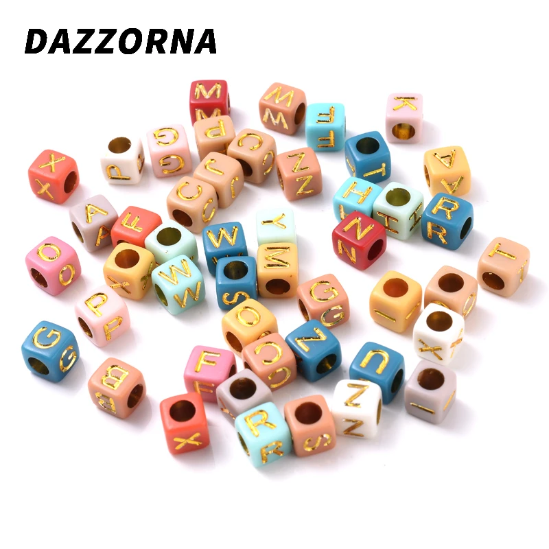 100 шт. акриловые бусины 6 х6 мм | Украшения и аксессуары