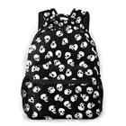 Рюкзак женский многофункциональный, с геометрическим рисунком, с черепами на Хэллоуин