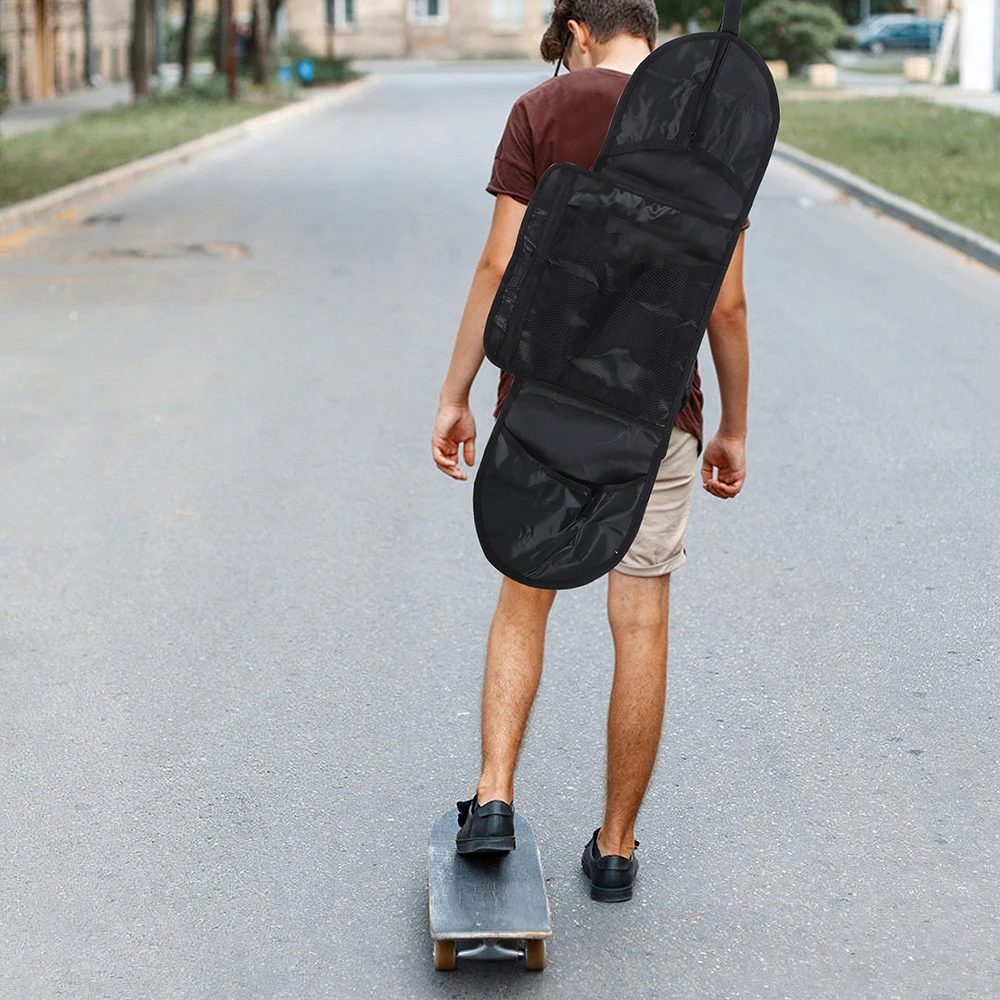 

Skateboard Bag Waterproof Adjustable Durable Carry Case Convenient Foldable Portable Lightweight Shoulder Bag
