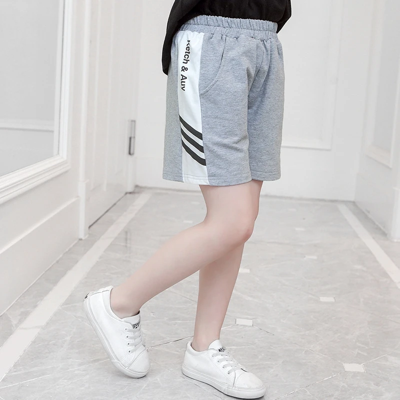 Шорты для девочек хлопковые детские укороченные штаны повседневные шорты