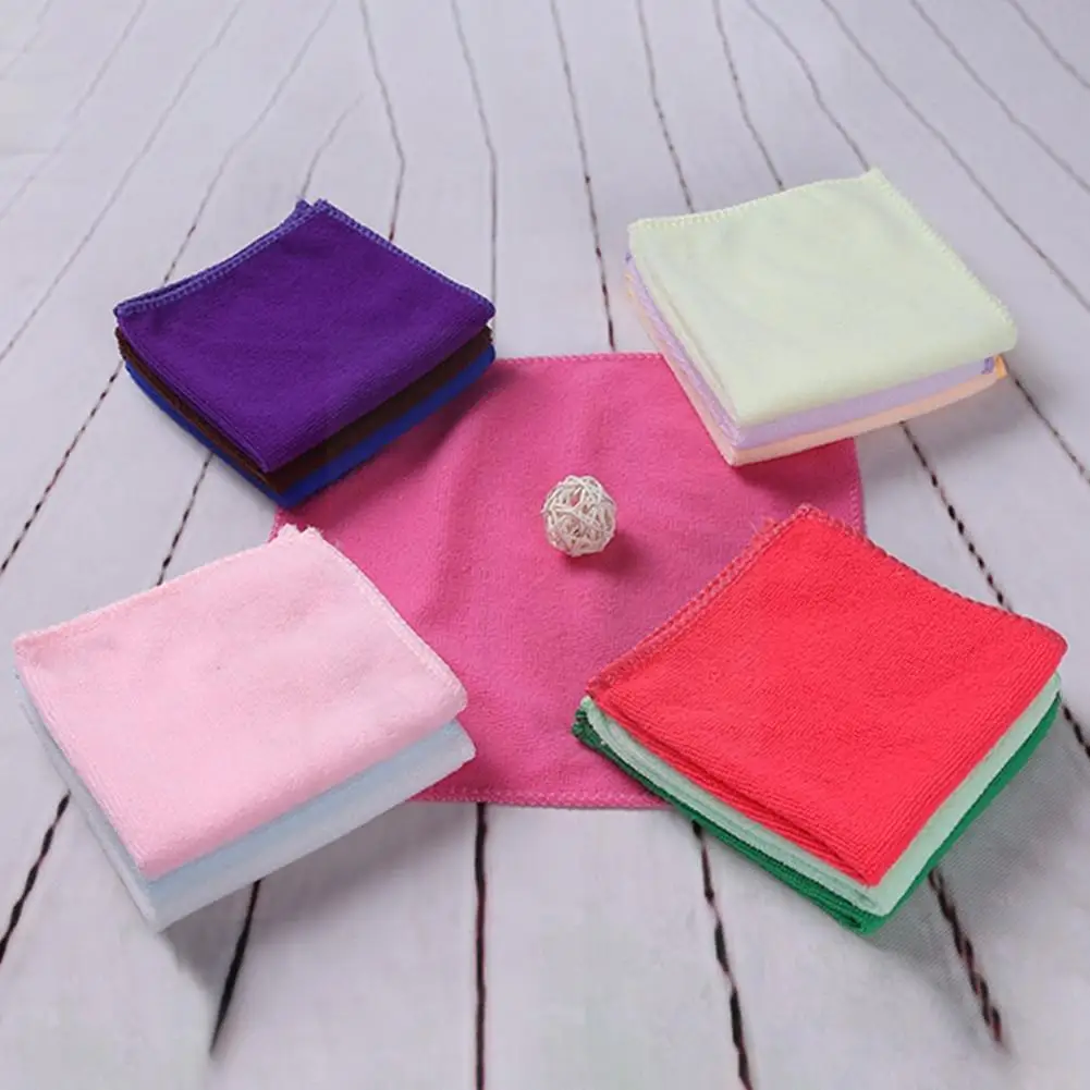 

10pcs Square Luxury Practical Soft Fiber Cotton Face/hand Cleaning Wash Baby Luxury Towels Bath Cloth Towel Spa New Baby To D8q0