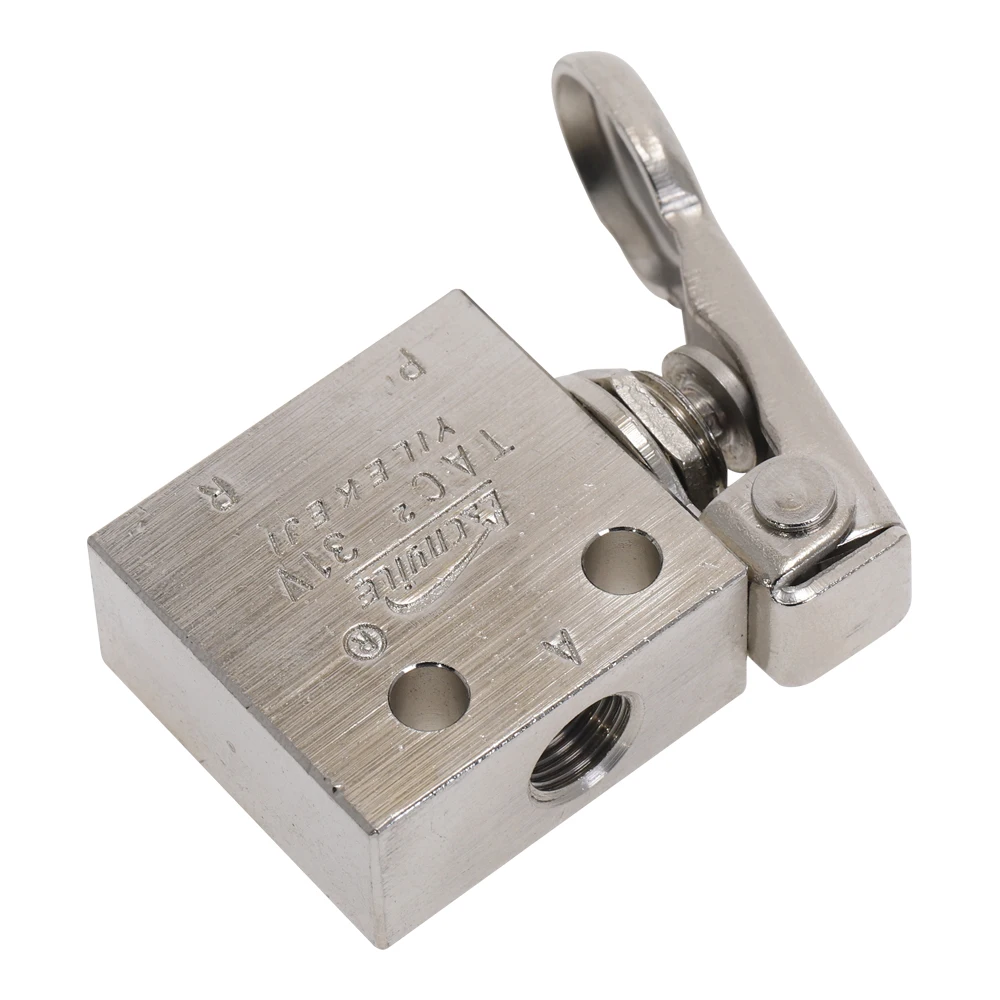 TAC2 31V механический клапан 1/8 &quotНитки 2 Позиция 3 Way с пружинным возвратом рычаг