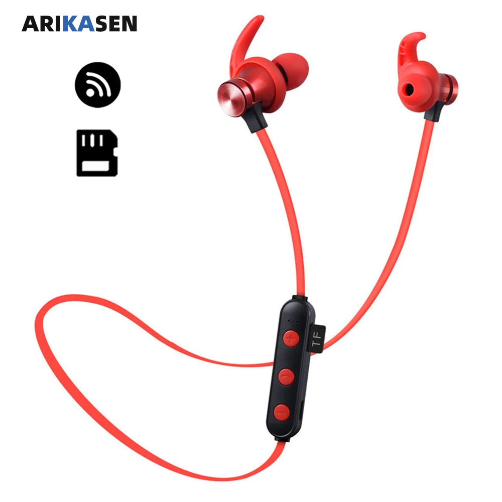 Новинка 2019 спортивный MP3 плеер беспроводная гарнитура для бега USB с наушниками