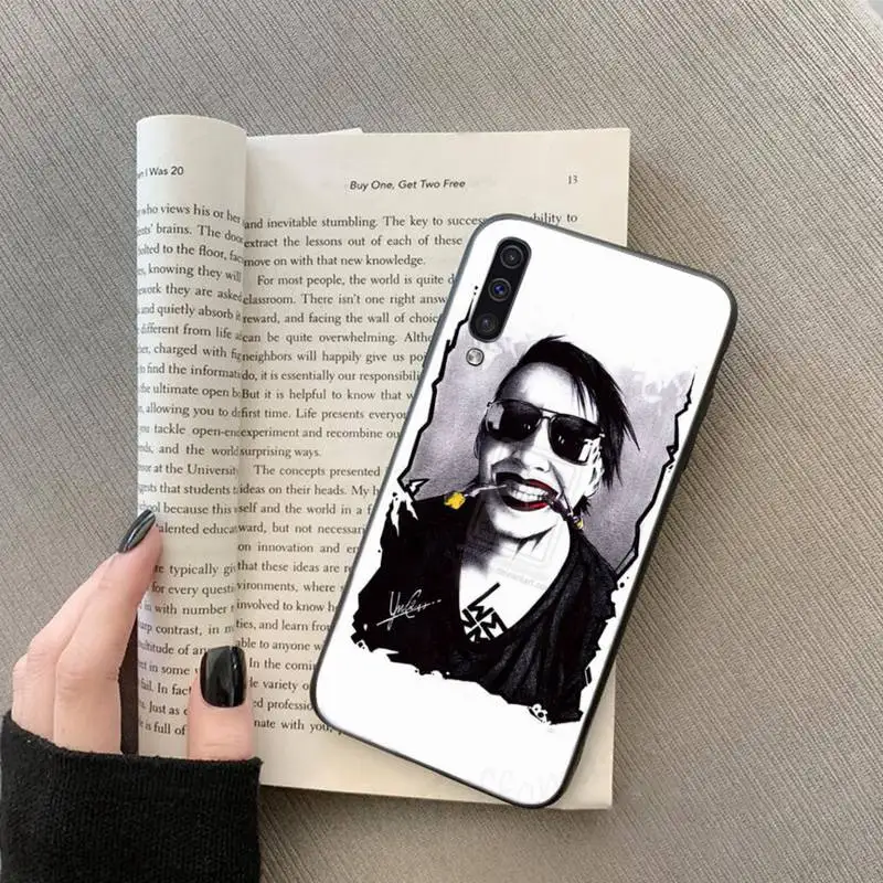 

Handsome manjohnny cash Phone Case For Samsung galaxy S 7 8 9 10 20 edge A 6 10 20 30 50 51 70 note 10 plus