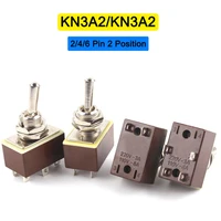 5pcs toggle switch on off 246 pin 2 position 3a110v 6a110v kn3a21 kn3a22 kn3a11 kn3a21 panel mount mini toggle switch