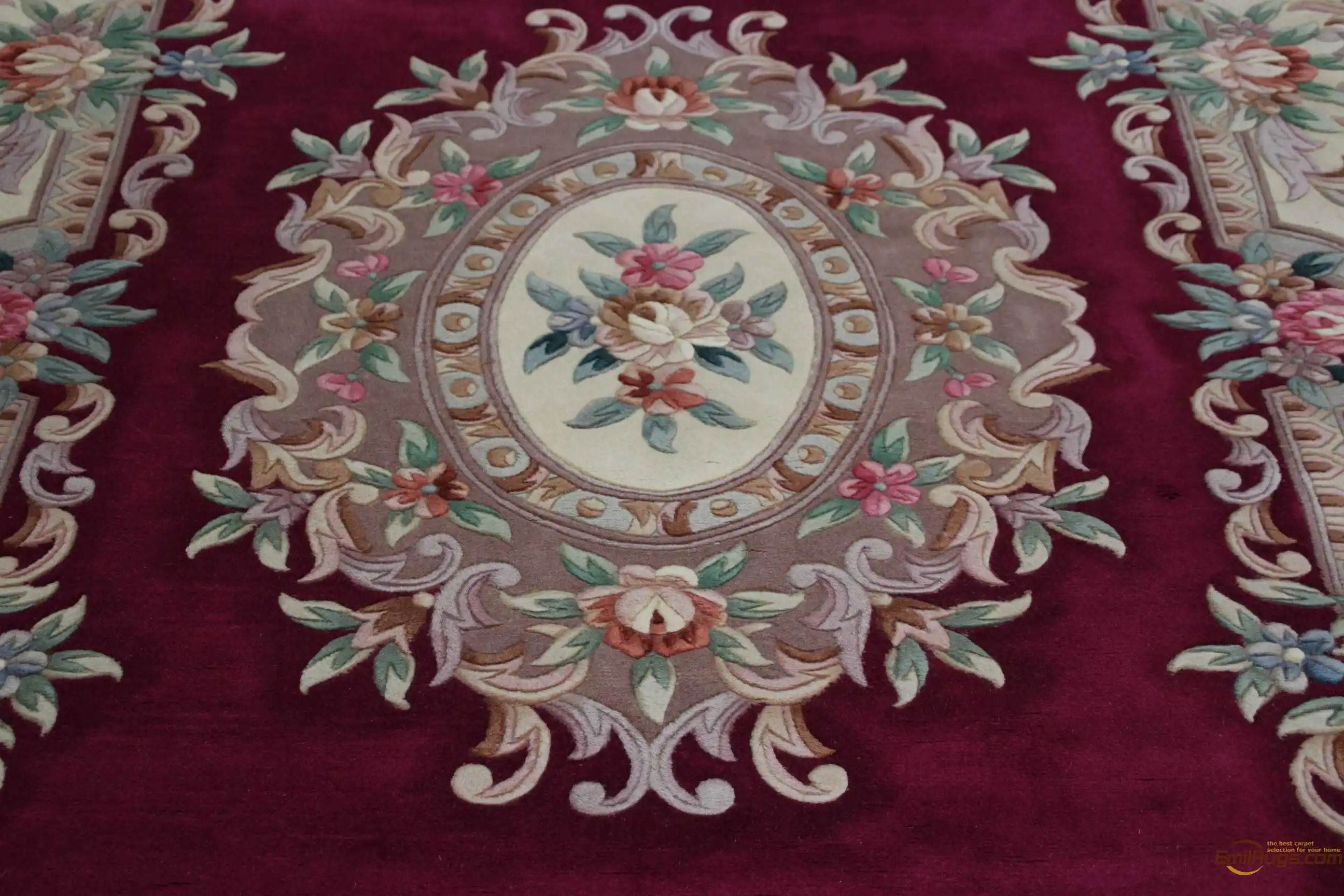 Китайский ковер aubusson шерстяной французский около 6 дюймов X 9 толстый плюшевый
