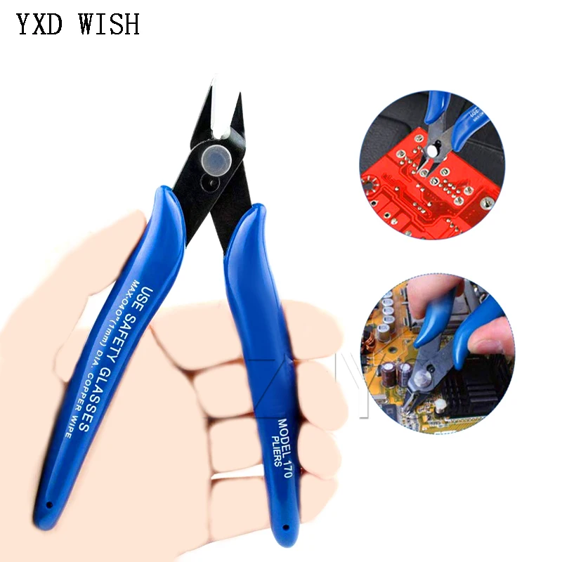 10pcs/ U.S. US American Wishful Clamp DIY Electronic Diagonal Pliers Side Cutting Nippers Wire Cutter PLATO 170 /DIY Hand Tools