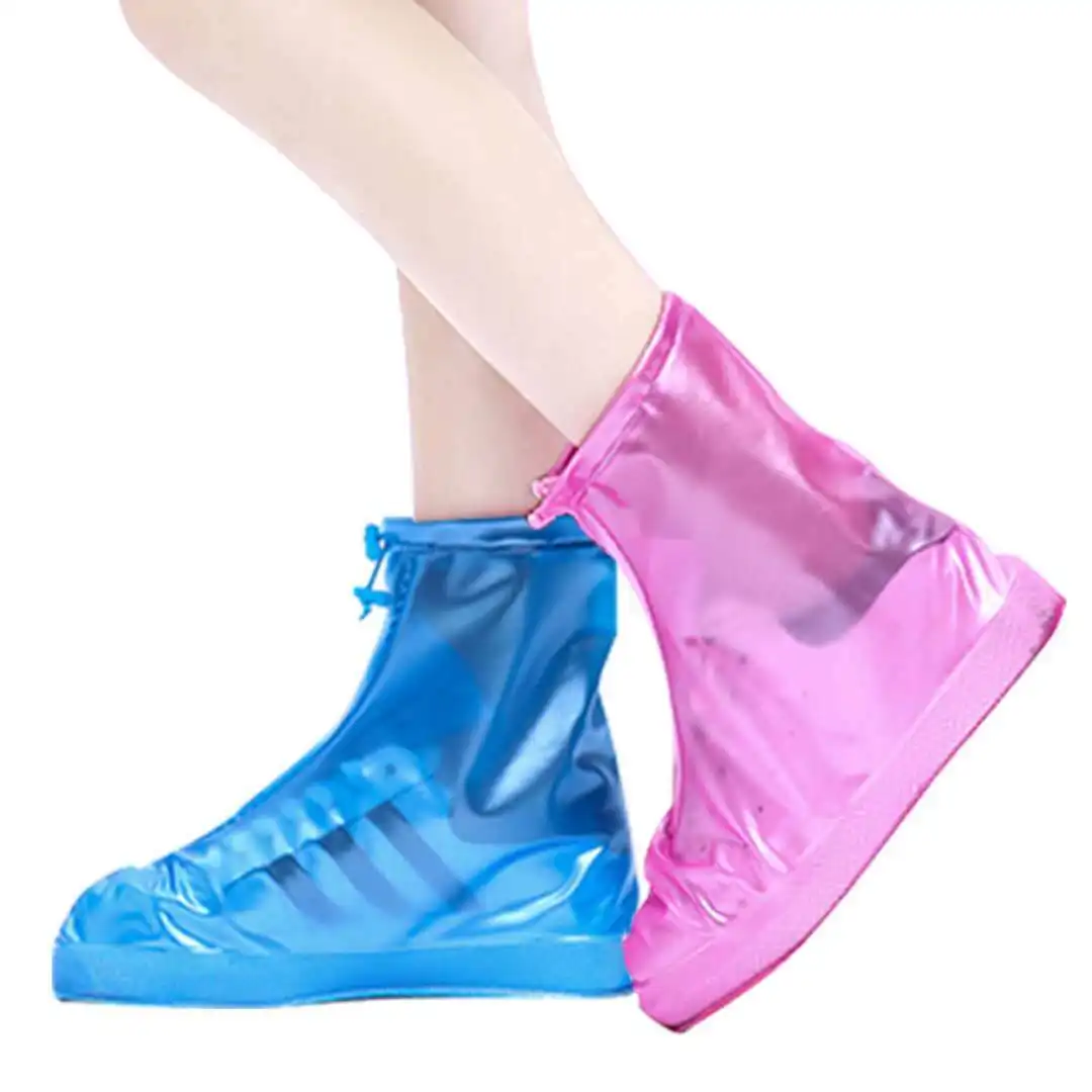 

Outskirts travel shoe covers rainy season winter Men Women Children students shoe protection waterproof clean fold shoe covers