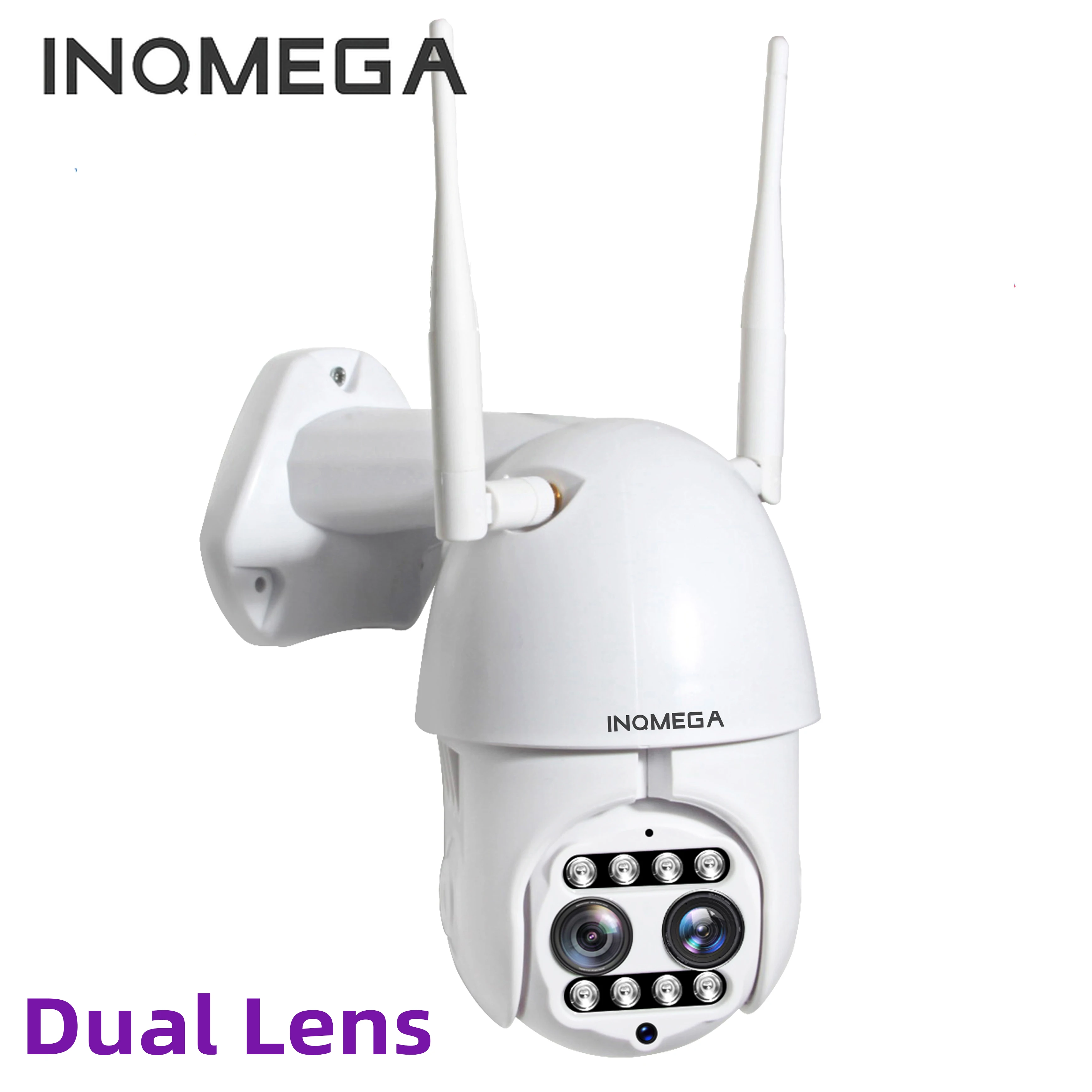 IP-камера INQMEGA 381 DL PTZ с двойным объективом FHD Wi-Fi 4-кратным цифровым зумом |