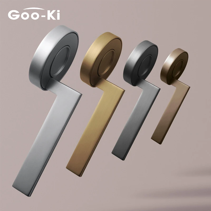 Дверной замок Goo-Ki роскошный бесшумный с дверная ручка для спальни интерьера