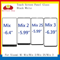 10pcslot touch screen for xiaomi mi mix 2 2s 3 mix2 mix2s mix3 touch panel front outer lcd glass lens mix 3 replacement