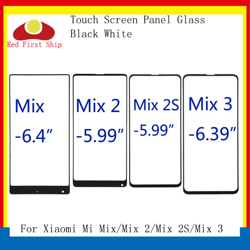 10 шт./лот сенсорный экран для Xiaomi Mi Mix 2 2S 3 Mix2 Mix2s Mix3 сенсорная панель внешний ЖК