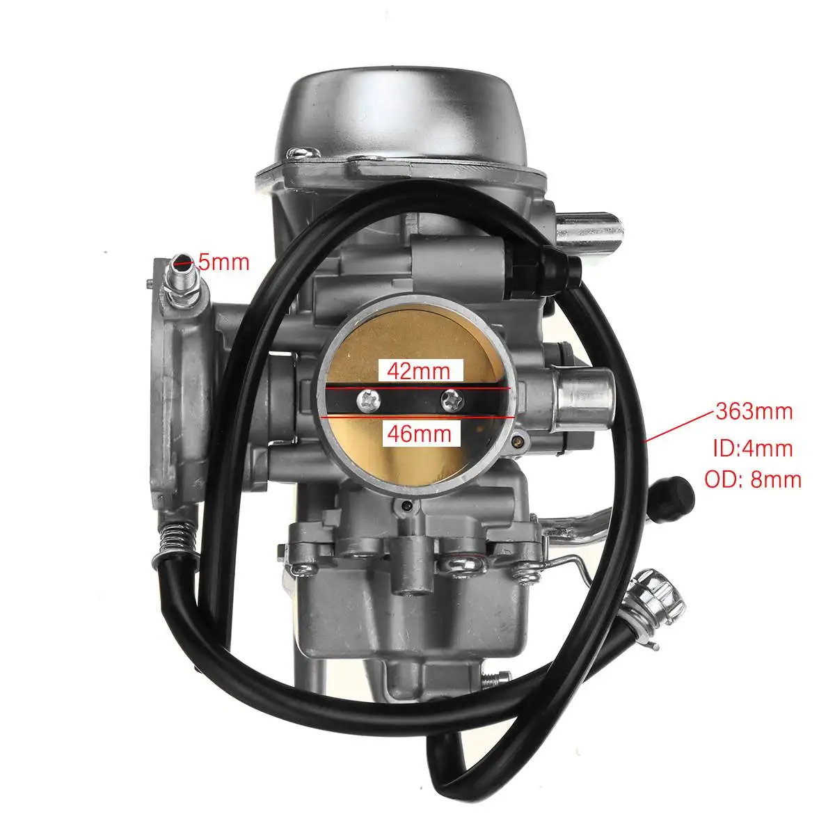 

42mm Large Displacement Carburetor for Yamaha Grizzly YFM 600 YFM660 ATV Quest 650 2002 2003 2004 2005 2006 2007 2008