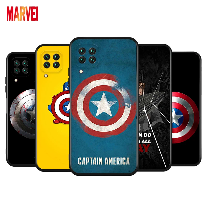 

Captain America Shield Silicone Cover for Huawei Nova 8 SE 7i 7 SE 5i 5Z 5E 5 T 6 SE 4 4E 3E 3i 3 2i 2 Lite Pro Phone Case