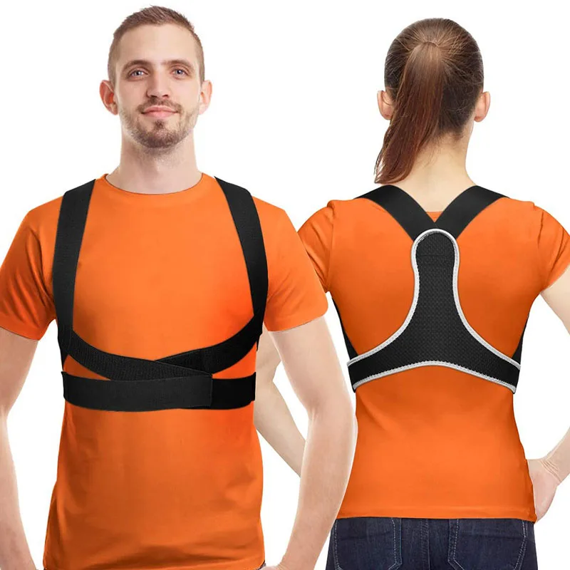 

Регулируемый Корректор осанки для спины и плеч, Корректор осанки, поддержка позвоночника, коррекция вашего тела, для дома и офиса, спортивны...