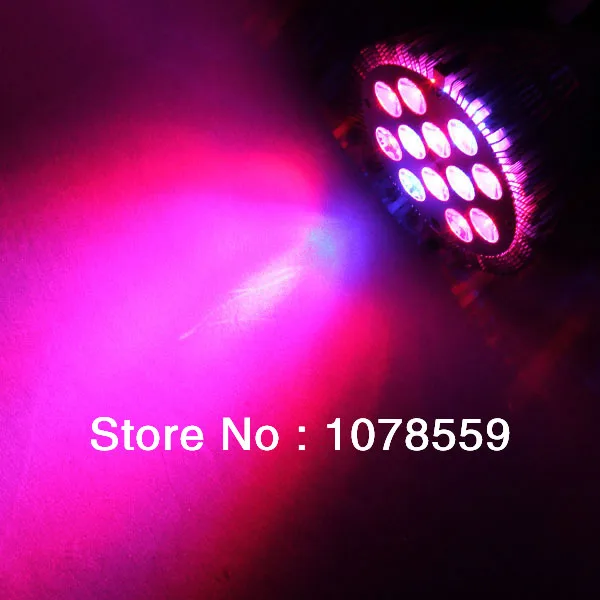 

E27 36W 4Blue 8Red 660:460=8:4 12x 3W Plant Flower Greenhouse Hydroponic LED Grow Growing Light Bulb AC85~265