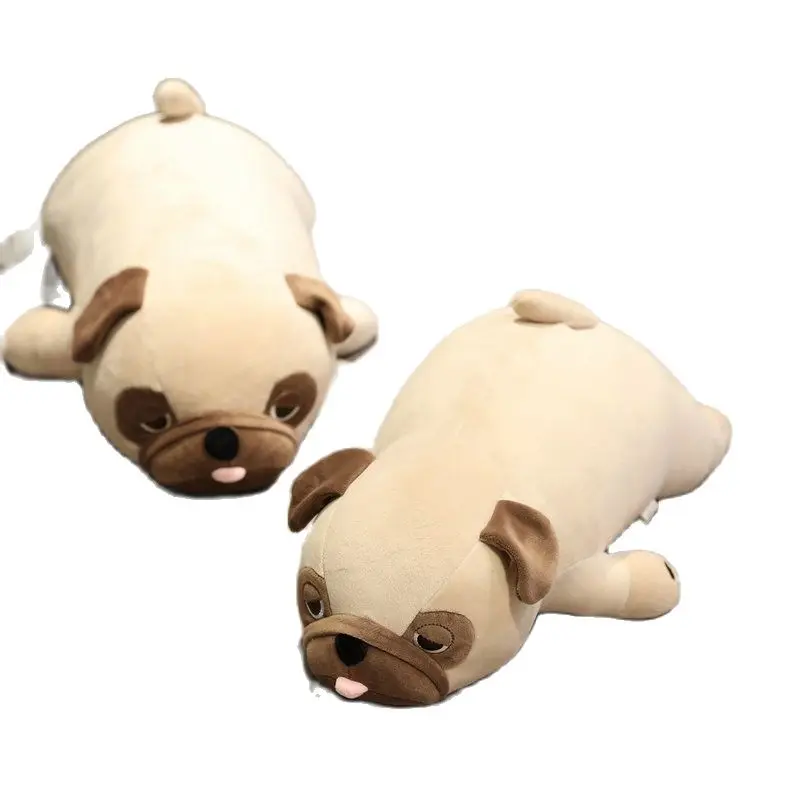 

New Arrive Hot 55/65/75/90cm Cute Animal Kawaii Pug Dog Plush Toys Sleep Pillow Kids Birthday Gift Child Girl Xmas Valentine's