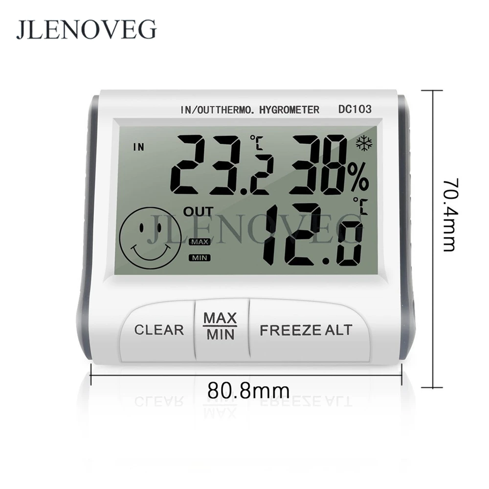 Электронный тестер температуры и влажности с ЖК-дисплеем цифровой измеритель