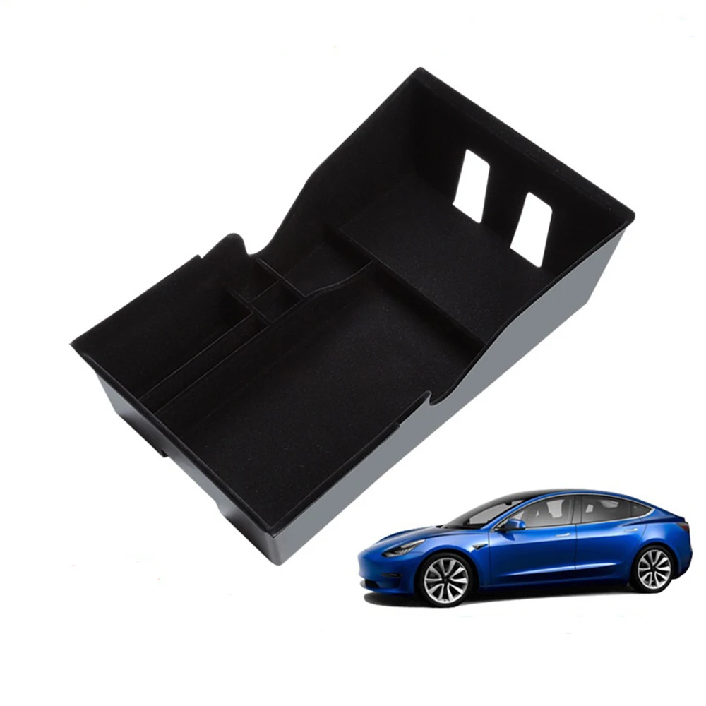 

1 Pcs Auto Accessories Central Control Storage Box Car Storage Box Multi-Function Storage For Tesla Model3/Y