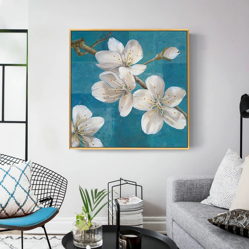 

American-Style Entrance Abstract Decorative Painting Hotel Clubs Substantial Living Room Hallway Corridor Hanging Painting Libra