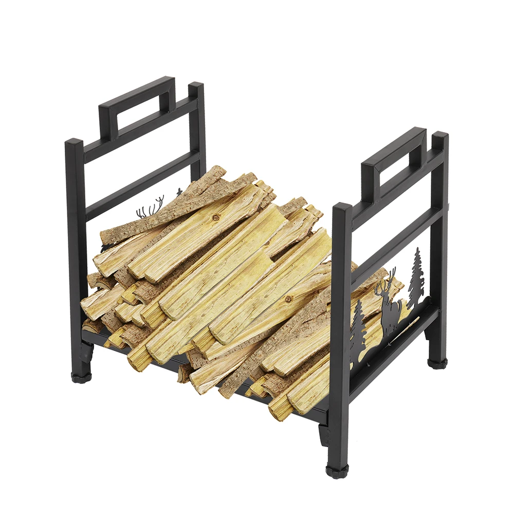 

Single Layer Firewood Holder With Animal Pattern
