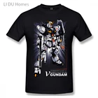 LIDU Nu Gundam Мужская футболка новый стиль Camiseta Masculina 4XL 5XL 6XL хлопок Круглый вырез пользовательский короткий рукав одежда для мужчин