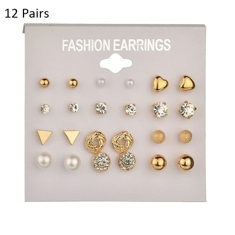 Женские серьги гвоздики с жемчугом и кристаллами|Серьги-гвоздики| |