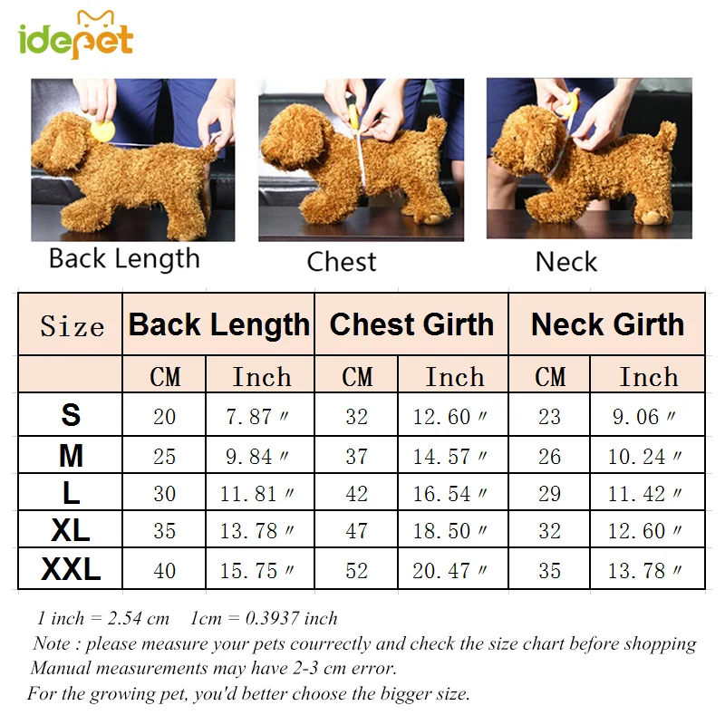 Зимняя одежда для собак толстая флисовая зеленая маленьких и больших чихуахуа