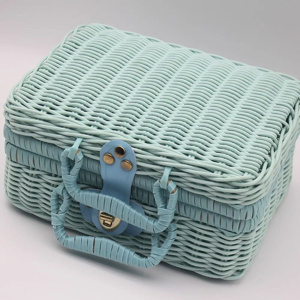 

Creative Rattan Retro Woven Rattan Crossbody Bags Straw Handmade Travel Bag Storage Supplies