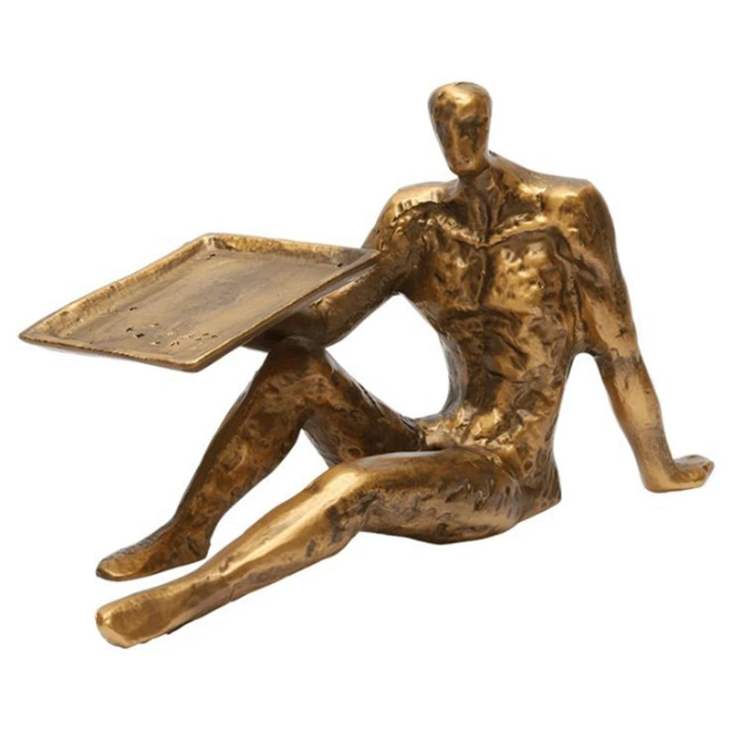 

Retro Cast Iron Portrait Art Window Decoration Solid Metal Jewelry Props Ring Bracelet Display Stand