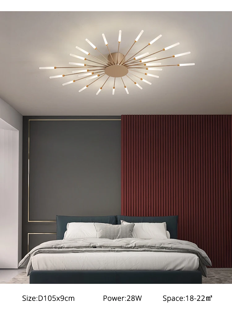 Modern Chandeliers Lights LED Luster Indoor Deco Lighting For Bedroom Hall Living Room Iron Acrylic Lamps Fixture Frame 220V chandelier light