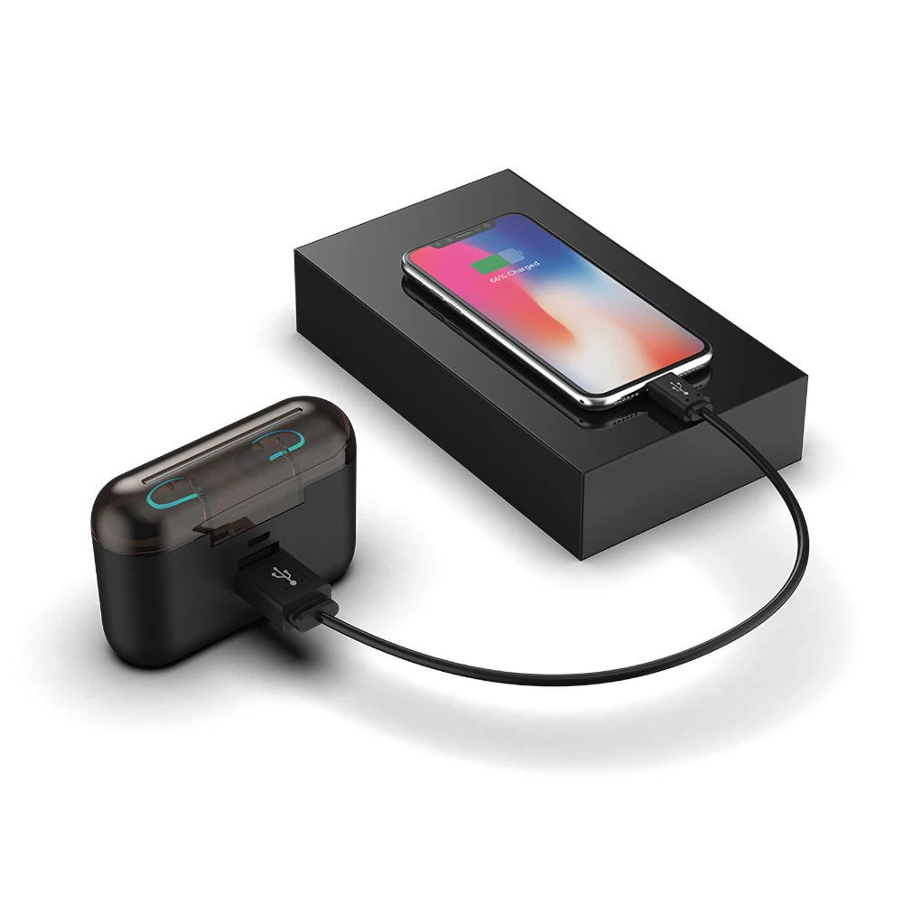 Беспроводные наушники TWS Bluetooth 5 0 свободные руки спортивные игровая гарнитура PK