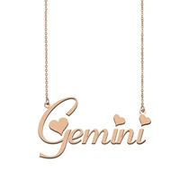 gemini name necklace custom name necklace for women girls best friends birthday wedding christmas mother days gift