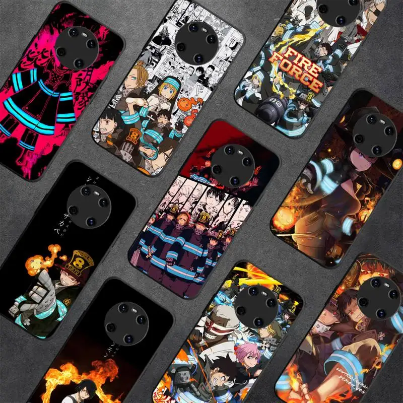 

Fire force Anime poster Manga Phone Case For Huawei Y 5 Y6 2019 Y5 2018 Y9 2019 Luxury case for 9prime2019