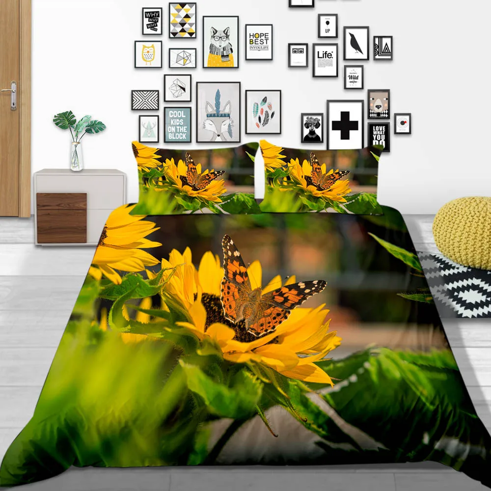 

Комплект постельного белья большого размера с бабочками