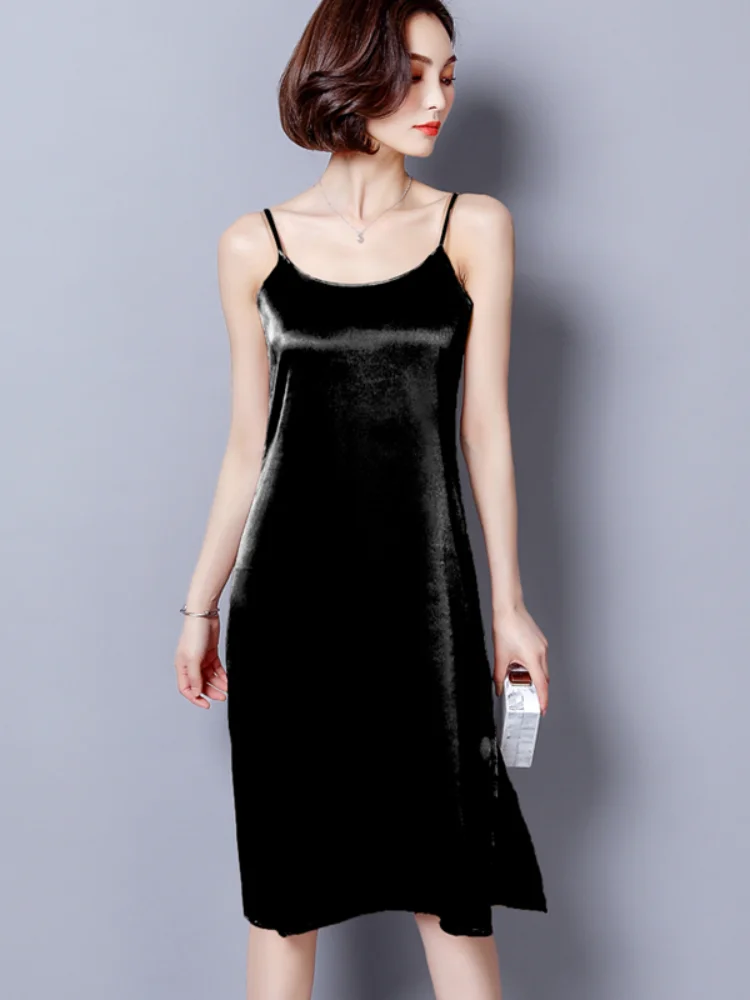 2019 новые летние женские атласные платья Твердые свободные тонкий гладкий