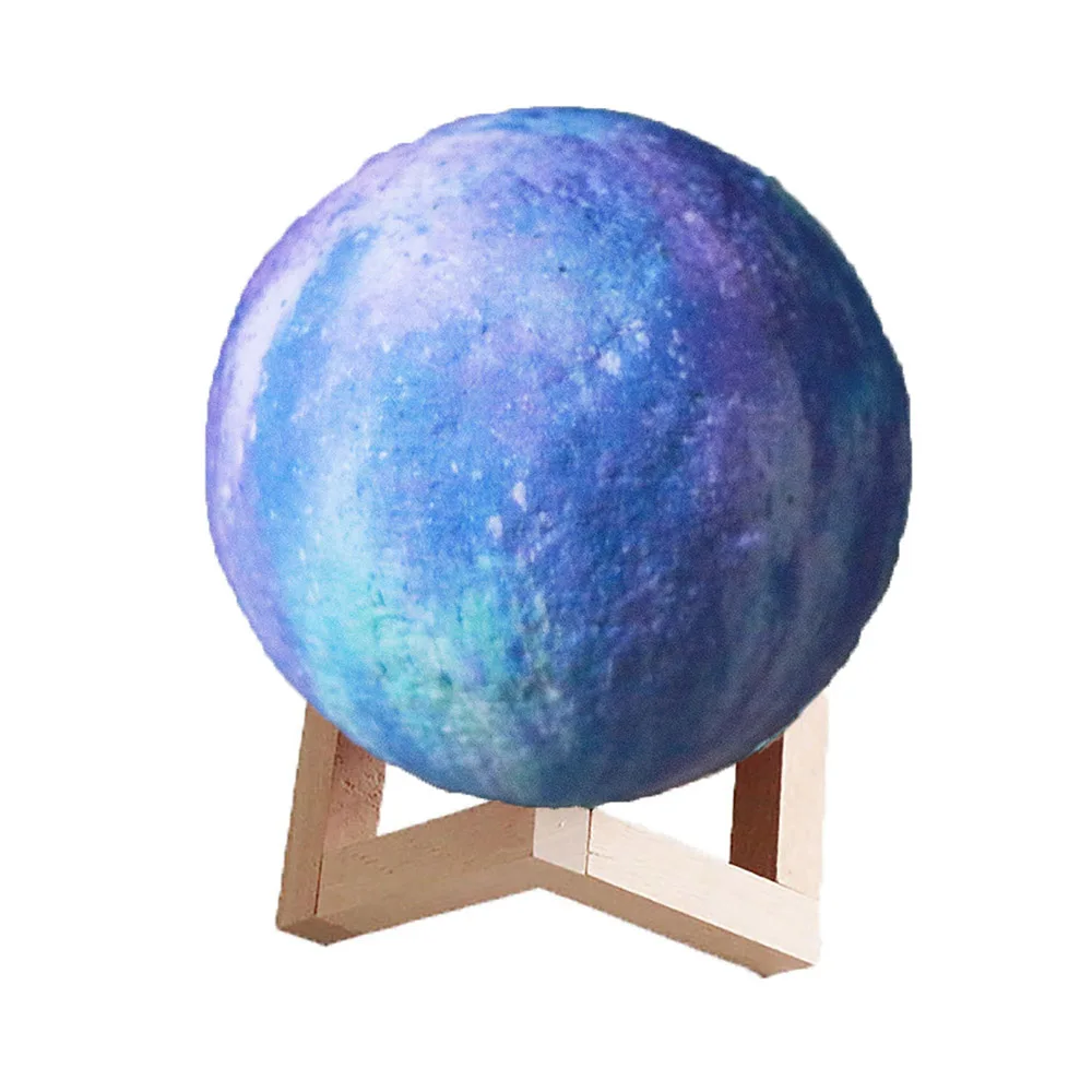 Перезаряжаемая Лунная лампа 18-20 см светодиодный Звездный шар с принтом