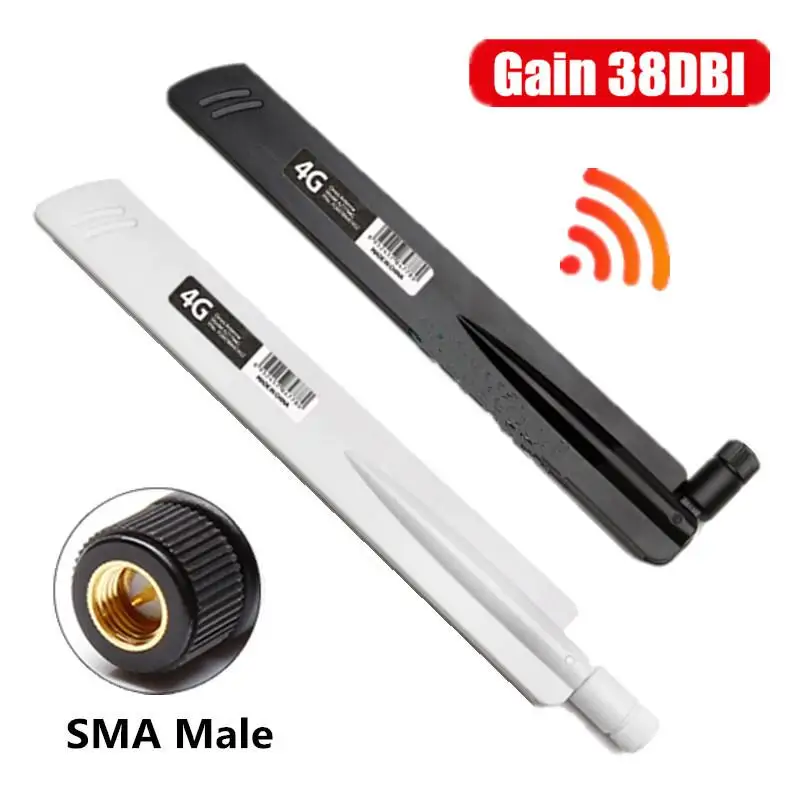 

2 pcs of 38dbi 2G/3G/4G AP Wireless Network Card 700-2700MHZ Full-band Omnidirectional Wifi Router Antenna