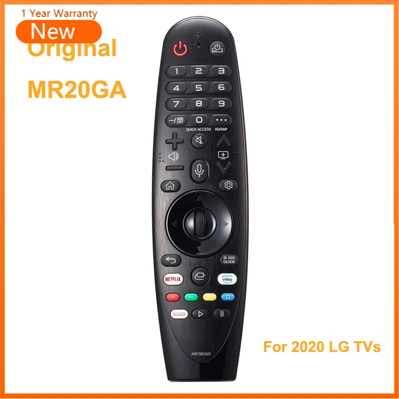 

New Original MR20GA Voice Magic Remote Control AKB75855501 For LG AI ThinQ 4K Smart TV NANO9 NANO8 ZX WX GX CX BX Series